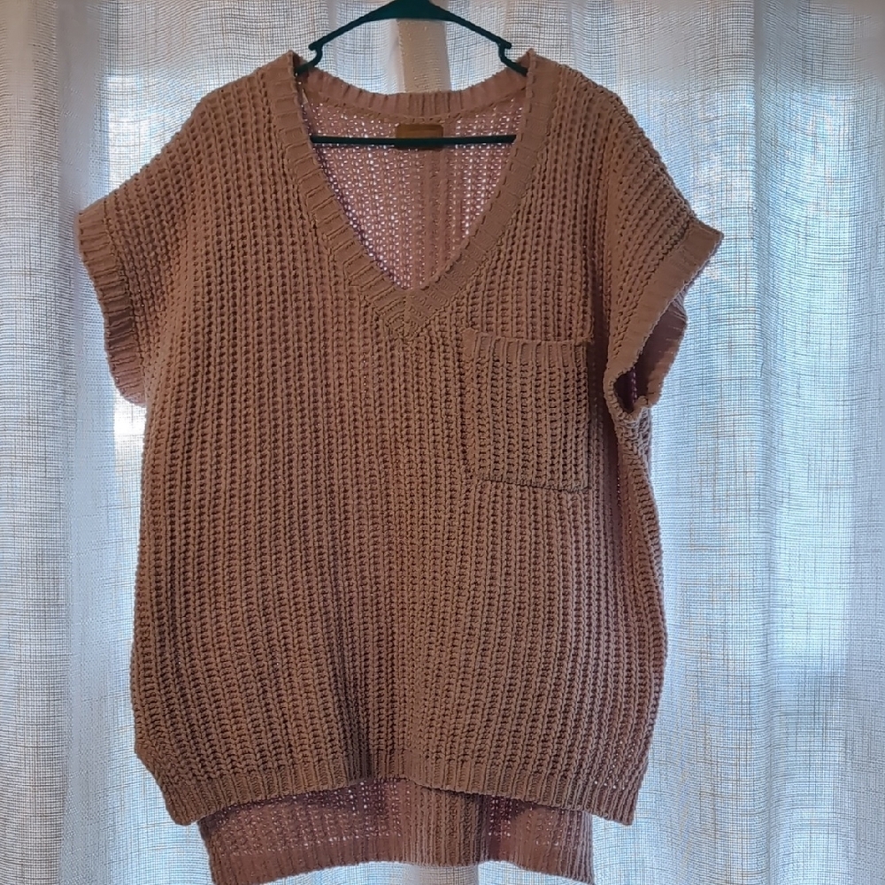 Women's Pink Knit Sweater